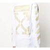 SS20 Tape Arrow-trykk Langermet Herre Hvit