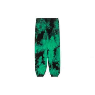 SS20 Tie-dye-trykte bukser for menn, grønne