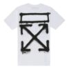 SS20 Virgil Abloh Herre Hvit Spray Painting Slim Hvit