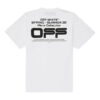 SS20 Wavy Line hvit kortermet oversize