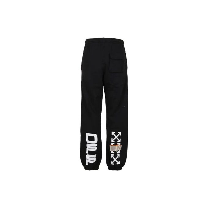 SS20 Wavy Logo bukser for menn, svart