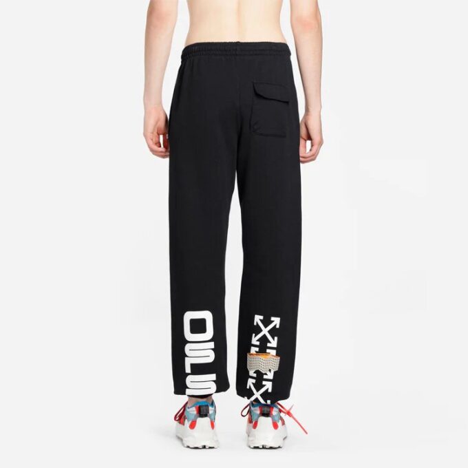 SS20 Wavy Logo bukser for menn, svart
