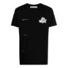 SS21 Adam Is Eve Logo-trykk Rund hals Shorts Kort erme Vanlig versjon Svart