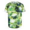 SS21 Alfabet-trykk Tie-dye Kortærmet Løs passform Grønn
