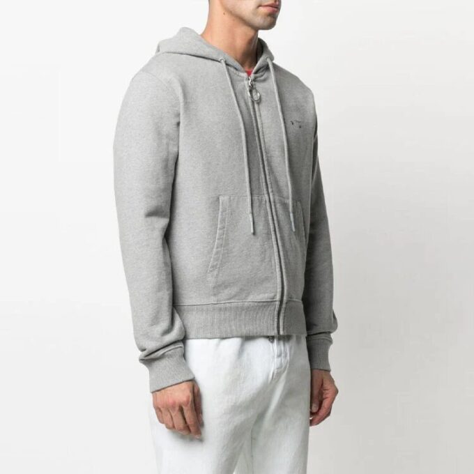 SS21 Arrow brodert glidelås, slim fit-versjon, grå