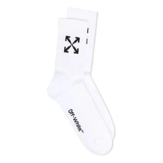 SS21 Arrow Intarsia Mid Tops Sokker «Hvit»