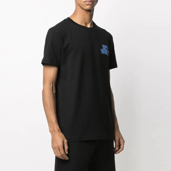 SS21 Arrow Printing Logo kortærmet svart Shorts