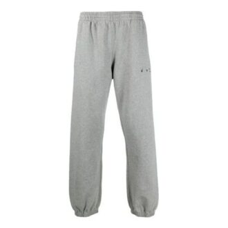 SS21 Arrows-bukser med pil-logo, slim fit, løs passform, grå