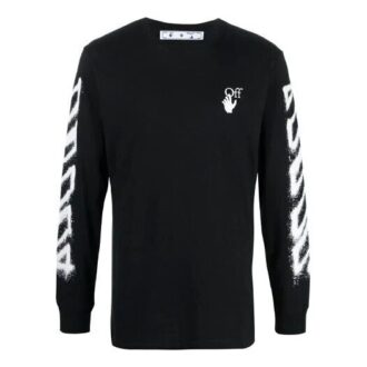 SS21 Arrows Langermet Slim Fit-versjon Svart