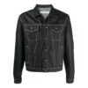 SS21 Arrows Pattern Denim Jacket Svart