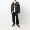 SS21 Arrows Pattern Denim Jacket Svart