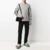 SS21 Arrows Stripe Knit-versjon Grå