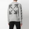 SS21 Arrows Stripe Knit-versjon Grå