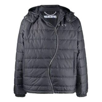 SS21 avtakbar logo-jakke, svart