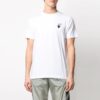 SS21 Back Arrow Logo-trykk Rundhalset genser med korte ermer Hvit