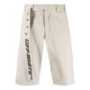SS21 Belte Logo Knelange Shorts Løs Passform Beige