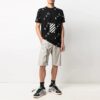SS21 Belte Logo Knelange Shorts Løs Passform Beige