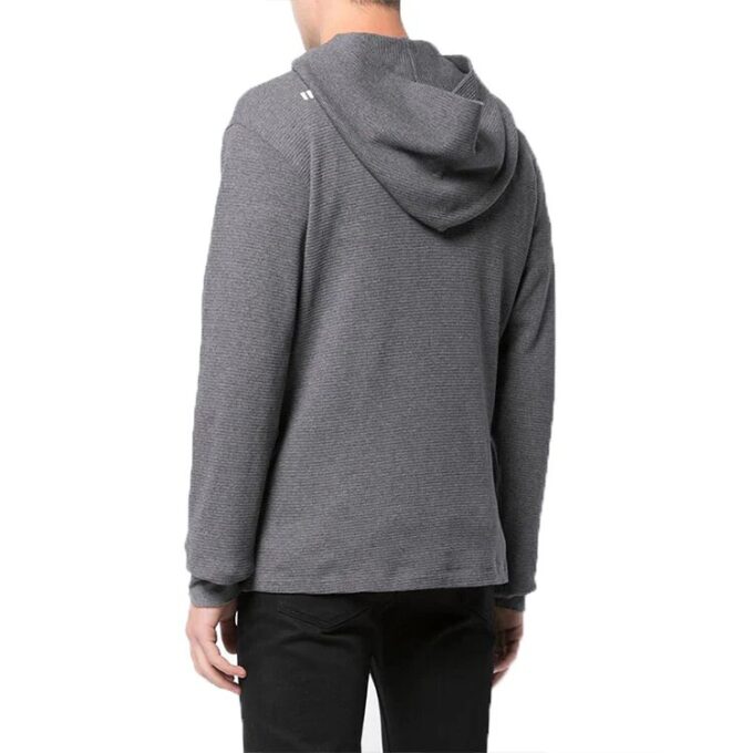 SS21 Bomullsbukser med brodert logo, vanlig versjon, grå