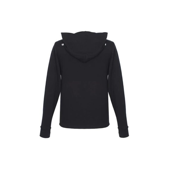 SS21 Bomullsskjorte med brodert logo, vanlig versjon, svart