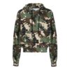 SS21 Camouflage Full Print Printing Loose Fit Grønn