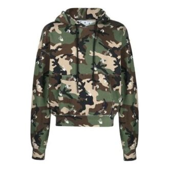 SS21 Camouflage Full Print Printing Loose Fit Grønn