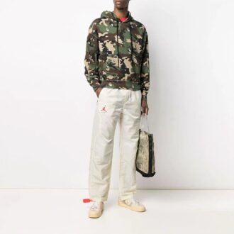 SS21 Camouflage Full Print Printing Loose Fit Grønn
