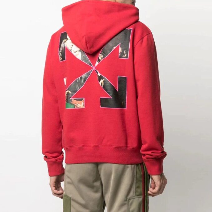 SS21 Caravaggio Arrow Printing Loose Fit Rød