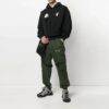 SS21 Cargo Casual lange bukser, løs passform, grønn