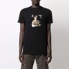 SS21 Cartoon-trykk Rund hals Shorts Versjon Svart