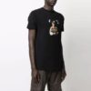 SS21 Cartoon-trykk Rund hals Shorts Versjon Svart