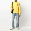 SS21 Casual Alfabet-trykk Løs passform Gul