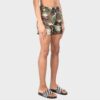 SS21 Casual shorts med kamuflasjetrykk, grønn