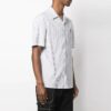 SS21 Casual Stripe shortsærmet skjorte, hvit
