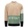 SS21 Colorblock-logo Rund hals Langermet Colorblock