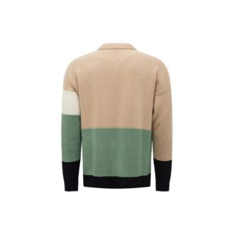 SS21 Colorblock-logo Rund hals Langermet Colorblock