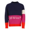 SS21 Colorblock Logo Rundhals Langermet Blå