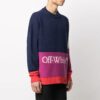 SS21 Colorblock Logo Rundhals Langermet Blå