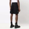 SS21 Ensfargede cargoshorts, svart
