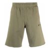 SS21 Ensfarget logo-Shorts i khaki