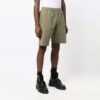 SS21 Ensfarget logo-Shorts i khaki