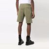 SS21 Ensfarget logo-Shorts i khaki