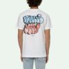 SS21 Graffititrykk, kort ermet, hvit