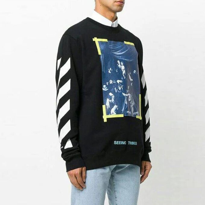 SS21 Gul Zebra-genser Svart