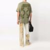 SS21 Gummi med piltrykk, kort ermet, slim fit-versjon, grønn