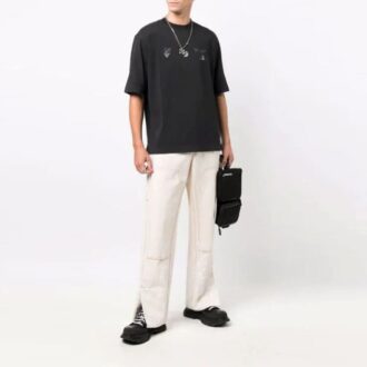 SS21 Hands Logo Shorts kortærmet vanlig versjon svart