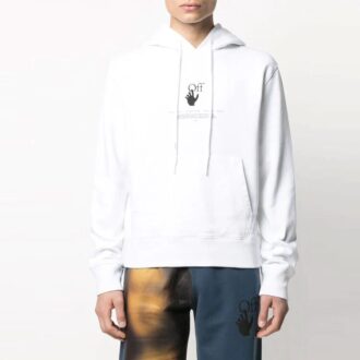 SS21 Hvit genser med graffitilogo