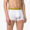 SS21 Lndustrial Logo Webbing-bukser, slim fit versjon 1, hvit
