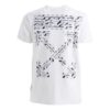 SS21 Logo-alfabet-trykk Rund hals Shorts Kort ermet Standardversjon Hvit