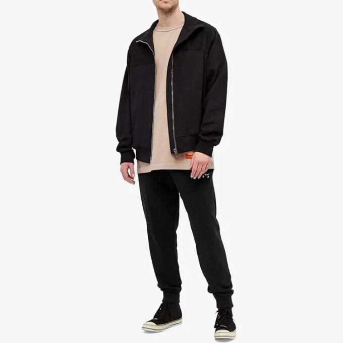 SS21 Logo Alphabet Sportsbukser Loose Fit Svart
