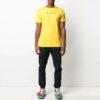SS21 Logo Arrows Printing Rund hals Shorts Kort erme Løs passform Gul
